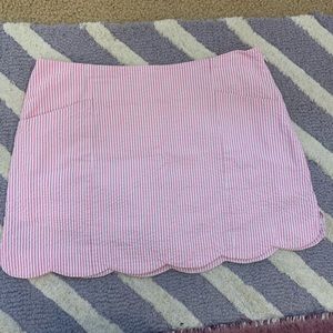 Lily Pulitzer Pink Scalloped Hem Skort Size 0